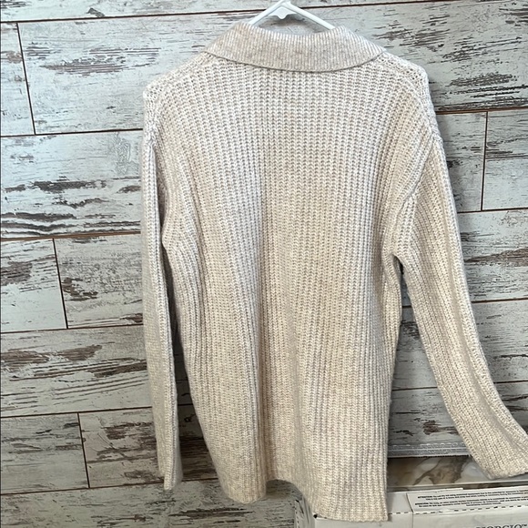Z Supply Cream Cardigan Sweater with Textured Knit - Picture 3 of 3
